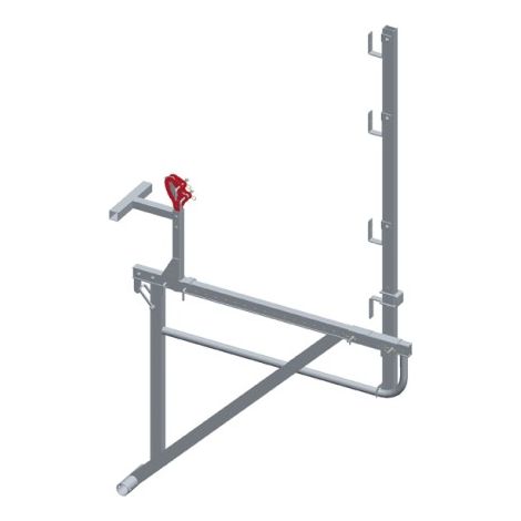 Echafaudage de toit alu avec fixation élingue 5m avec bloqueur - DIMOS - 1500 mm