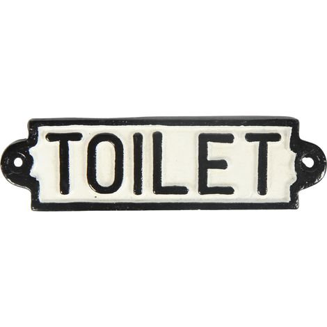 Panneau de toilettes en fonte (1/4)