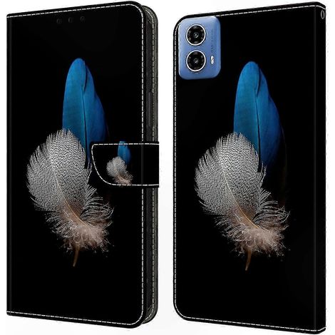 Portefeuille en Cuir avec Motif 3D pour Moto G24 Power, Coque de Téléphone avec Fonction Support (1/5)