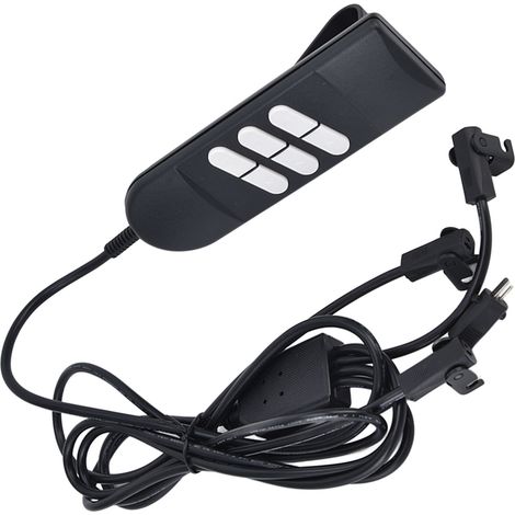 Télécommande pour fauteuil releveur électrique, 6 boutons, 1 à 3 positions, prise US 100-220 V. (1/5)