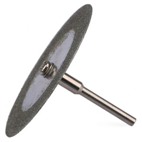 Set of 5 carbon steel cutting discs (60 mm), mini diamond saw blade with 3 mm shank for drilling and rotary tools--DTEKGAZ