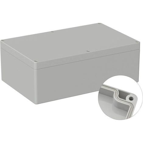 TRU COMPONENTS TC-9065684 Boîtier industriel 250 x 160 x 90 ABS gris clair (RAL 7035) 1 pc(s) (1/3)