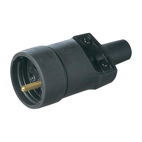 Fiche Faxian femelle 16 A 2P+T caoutchouc IP40 - L'EBENOID