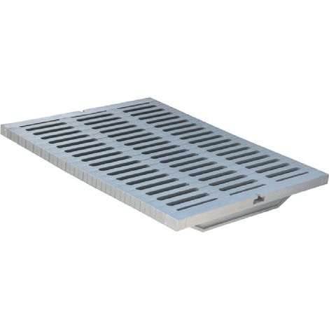 Grille renforcée 59,00 KN - PA66FV gris - 400x 500 mm - First Plast
