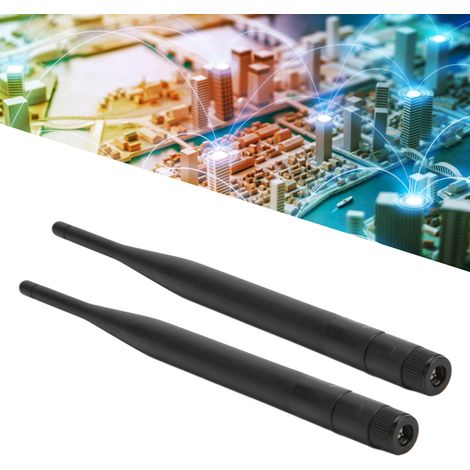 Antenne pliable 2,4 GHz JB-2.4G-016 avec broche interne, antenne à colle pour routeurs sans fil, cartes réseau, surveillance, antennes à gain élevé, antenne WiFi omnidirectionnelle pliable (1/5)