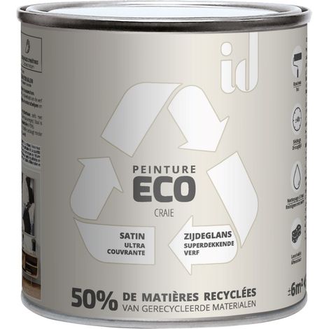 PEINTURE ECO RESPECTUEUSE  SATIN CRAIE 500ML - ID Paris (1/2)