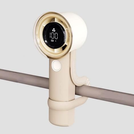 Ventilateur portable - AMOUNE - Turbo réglable - Batterie 3000 mAh - Rechargeable - Compact pour extérieur (1/4)