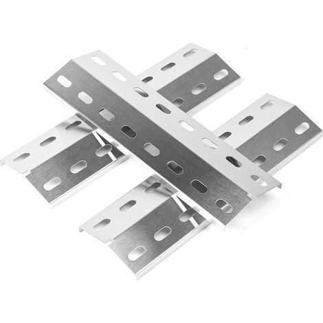 Set of 3 Stainless Steel Hot Plates 35 x 10.5 cm for Vancouver and Other Grill Models (1/5)
