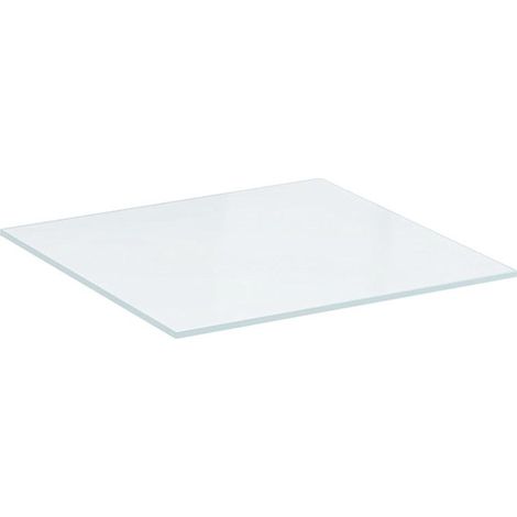 Tablette en verre Geberit Xeno²: Largeur 45cm, Hauteur 0.8cm, Profondeur 45cm