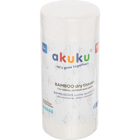 Toallas desechables de bambú secas AKUKU A0687, 100 unidades (1/2)