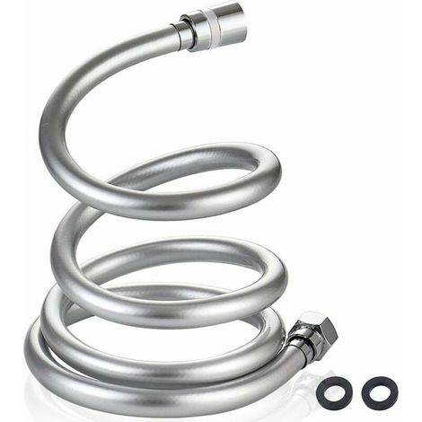 Flexible de douche Tuyau de Douche 1.5m pouces Flexible Anti Torsion,Tuyau de douche à main de rechange, Standard G 1/2 (1/5)
