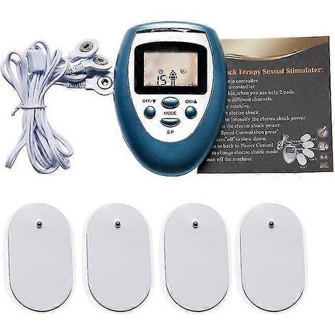 Neuestes elektrisches TENS-Körpermassagegerät mit Vibrationsfunktion, Meridianimpuls-Muskelstimulator, Elektrotherapie, Physiotherapie, Schmerzlinderung – 1 Stück Massagegerät (1/5)