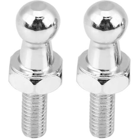 royaluxe-Goujon à Bille 10mm M6 2 Pièces Goujon à Bille en Acier Inoxydable de Voiture pour Vérins à Gaz