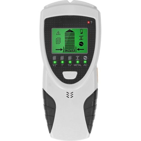 Balkensucher-Wandscanner 5-in-1 LCD-Display, präzise Positionierung, handliches Balkensuchgerät mit Alarmfunktion
