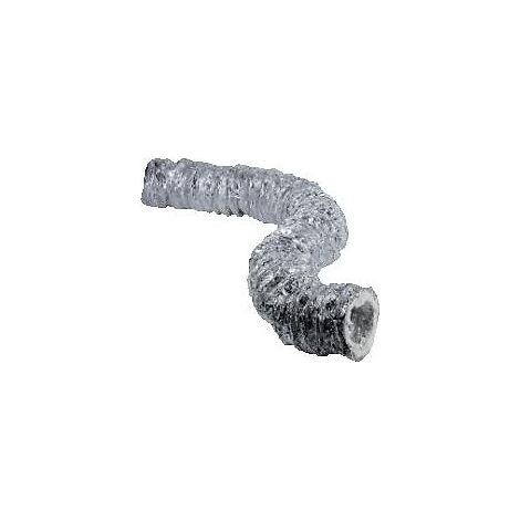 Conduit aluminium souple isolé ouate de polyester M0/M1 25 mm L 10 m D 250 mm  - AXELAIR - CASOP2525010