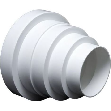 Réducteur universel pour systèmes de ventilation Ø 80-150 mm. Raccord réducteur tube de réduction Ø 80 100 120 125 150. Conduit de ventilation (1/4)