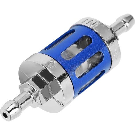 Élément de filtre à carburant, couvercle en alliage d'aluminium et verre de remplacement pour voitures, quads, SUV, motos et pit bikes. (1/4)