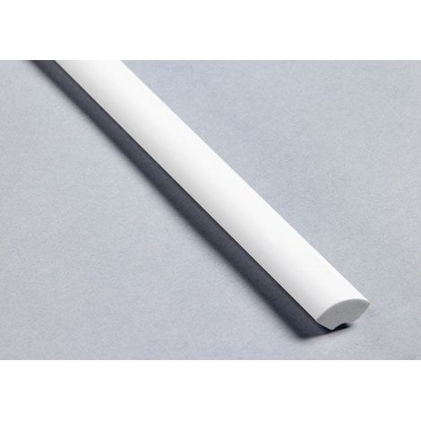 Primo Viertelstab weiss 900 x 10 x 10 mm Viertelstableiste Kunststoff