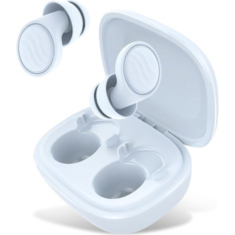 Boule quies, Bouchon d'oreille pour dormir réutilisables antibruit avec 7 paires d'embouts en silicone, bouchons de couchage pour étudier, se concentrer, voyager et assister à des concerts (1/5)