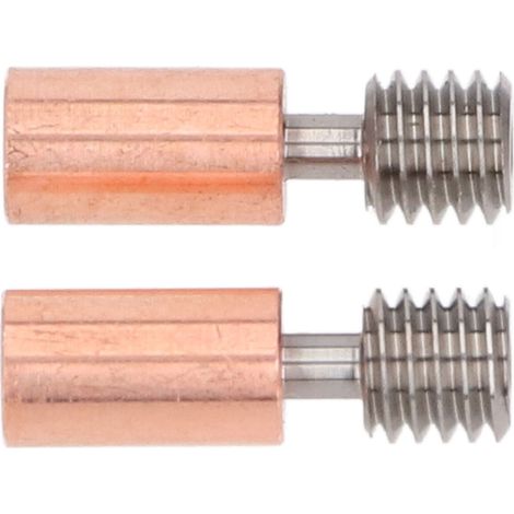 Lot de 2 blocs de rupture de chaleur bimétalliques en alliage de titane et cuivre pour imprimantes 3D K1 Maximum et Ender 3 V3 KE 3 S1 (1/5)
