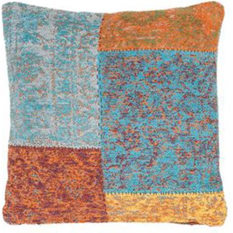Coussin Patchwork "Symphony" 45x45cm Multicolore (1/2)
