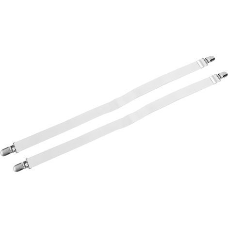 2PCS Sangle de Fixation de Housse de Couette 90-180cm, Attaches Réglables pour Matelas (Noir) (1/5)