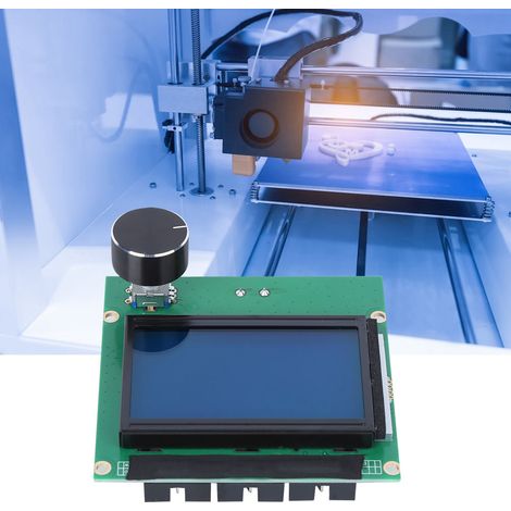 LCD-Bildschirm-Display-Controller mit Kabel und Drehknopf, 3D-Druckerzubehör, QC bestanden (Q1) für Ender 3 (1/5)