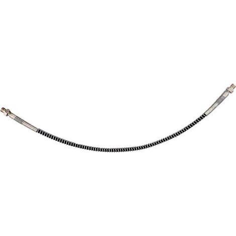Flexible Haute Pression Rallonge Tuyau de Remplissage à Distance pour Climatisation, 1/4 SAE, 60cm, Acier Tressé, Manomètre Intégré (1/5)