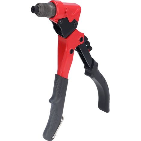 Kit de pistolet à riveter avec outil d'alésage universel intégré et 6 têtes interchangeables manuelles (1/5)