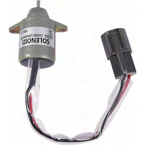 Solenoïde d'arrêt 12V 1503ES-12S5SUC12S 119233-77932, compatible Kubota et Yangma, valve de coupure de flamme (1/5)