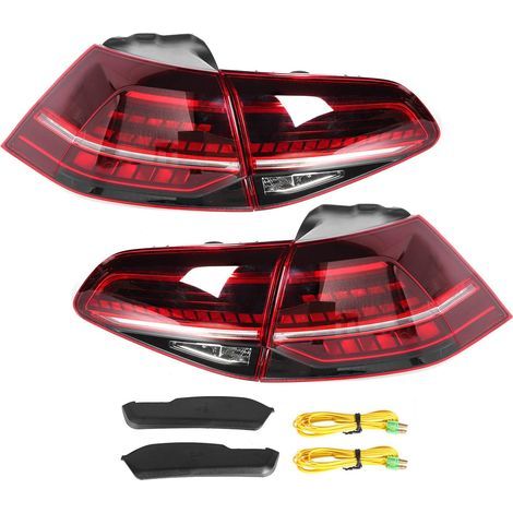 – Feux arrière LED dynamiques rouge foncé – Étanchéité IP67 – Installation plug and play – Compatible MK7/7.5 R 2013-2020