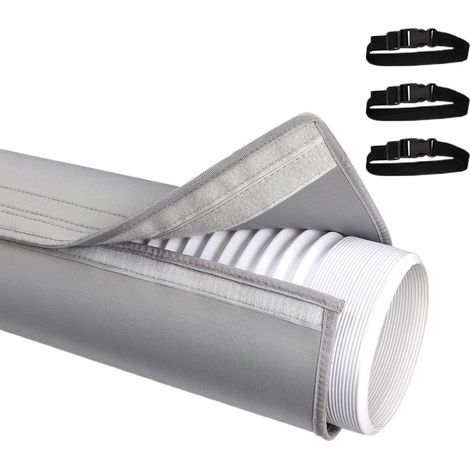 Gaine Isolante Tuyau Climatisation, Couvercle De Tuyau Pour Climatiseur Portable, Manchon Anti-poussière, Housses De Protection Pour Tuyaux, Applicable Diamètres De 5 Pouces Et 5,9 Pouces (1/5)