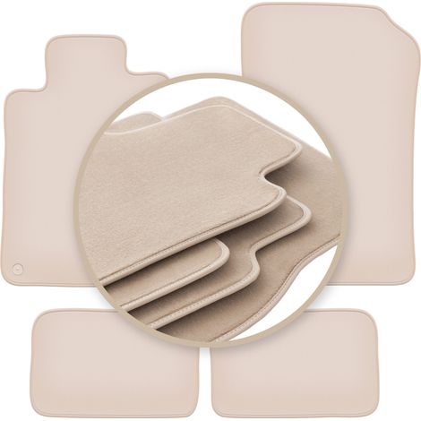 Tappetini beige PREMIUM per: Mercedes SL R129 roadster 1998-2002 (1/5)