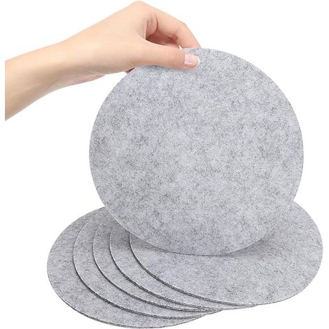 Dessous de Verre en Feutre– Anti-Slip Résistant Grands Plat Robuste, Protection de Table pour Tasses, Assiettes et Casseroles, Verres, Vases et Bols (1/5)