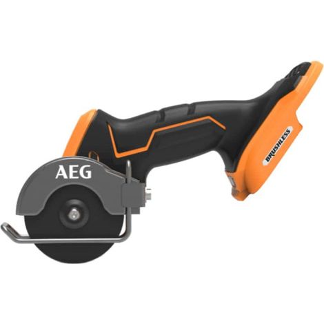 AEG – Mini scie multi matériaux 18V – Moteur Brushless – Découpe acier, inox, céramique – 6 disques inclus – Gabarit compact (1/10)