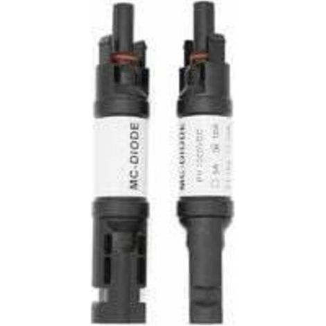 2 PCS Connecteur MC-4 avec diode, 10A DC1000V Diode Connecteur de panneau solaire parallèle MC-4 Mâle/Fem PV Énergie solaire Photovoltaïque Adaptateur de câble solaire (1/5)