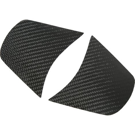 2 pièces Couvercle de poignée de porte intérieure gauche et droite en fibre de carbone de remplacement pour Nissan 350Z Z33 2003‑2008 (1/5)