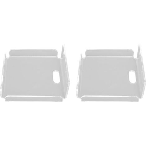 2 supports enceinte acrylique adhésif réglable multi-angle gain de place étagère flottante caméra sécurité bureau maison (1/5)