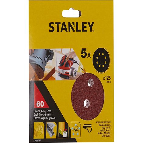 Disco Stanley Carta Abrasiva Levigatrici STA32027 60 gr