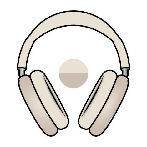 Auriculares Bluetooth Apple Airpods Max USB-C/ Blanco Estrella