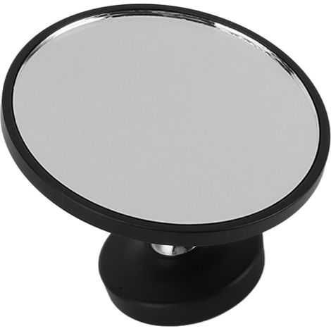 Miroir magnétique pour cafetière avec base rotative à 360°, en alliage d'aluminium avec double rotule, pour l'observation du débit de café. Miroir réflecteur noir. (1/5)