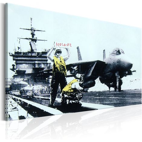 Quadro - Applause by Banksy - 90x60 (1/4)