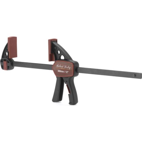 Mini serre-joint à une main 205 mm 12" serrage rapide écarteur 75 kgf profondeur 60 mm poignée ergonomique (1/5)