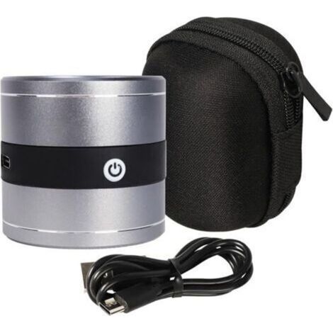 Lupa de joyero 10X con iluminación LED y UV, escala métrica, indicador de encendido LED, lupa para joyería, textiles, piedras preciosas, sellos y monedas.