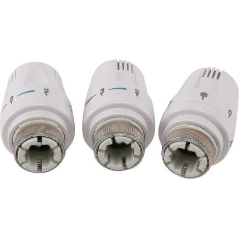 Lot de 3 vannes thermostatiques de radiateur TRV M30 x 1,5 (1/5)