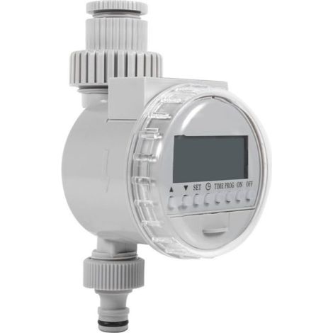 1 Minuteur D'irrigation Solaire, Contrôleur Arrosage Automatique LCD, Système Goutte À Goutte Jardin
