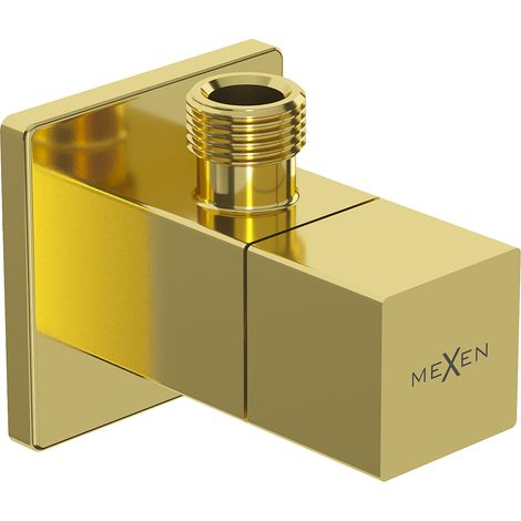 Mexen S válvula de ángulo para grifos 1/2"x3/8", dorado - 79971-50 (1/2)