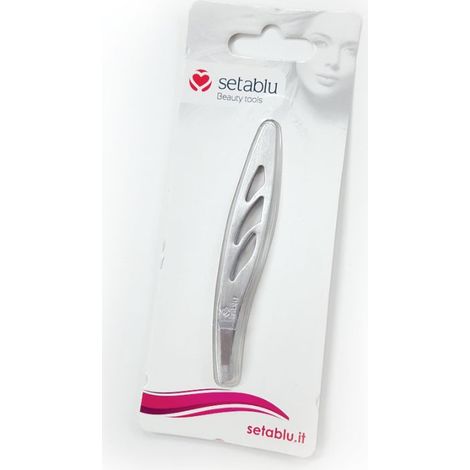 SETABLU PINZETTA ESTETICA PER SOPRACCIGLIA E CAPELLI IN METALLO