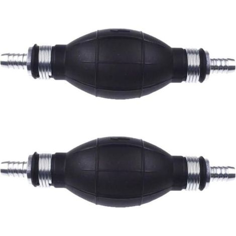 Pompe d'amorçage de carburant - KZQ - 10 mm - Caoutchouc - Noir - 150 x 45 mm (1/4)