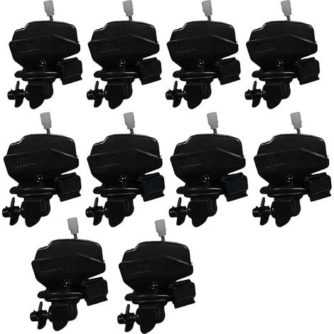 Lot de 10 agitateurs à café avec moteur de bateau, mélangeur de boisson avec clip en acier inoxydable, nouveau moteur miniature de bateau (1/5)